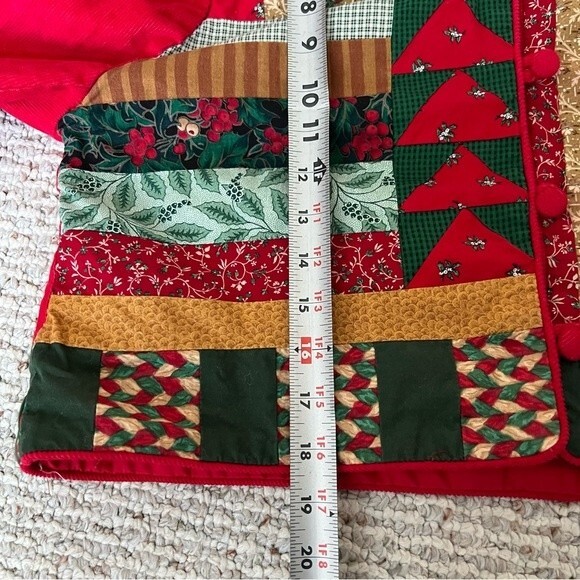 Vintage Calico Collectibles patchwork Christmas jacket - Picture 9 of 11